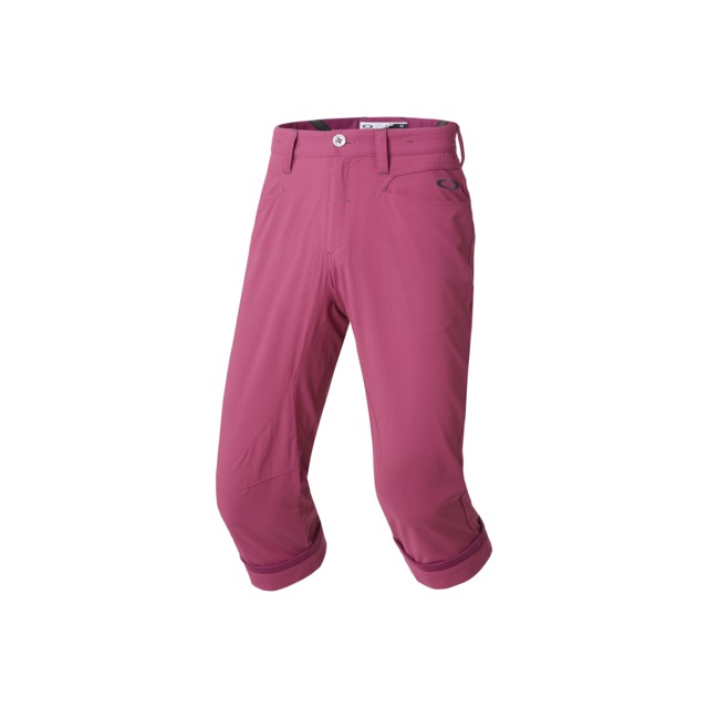 cerise cropped trousers